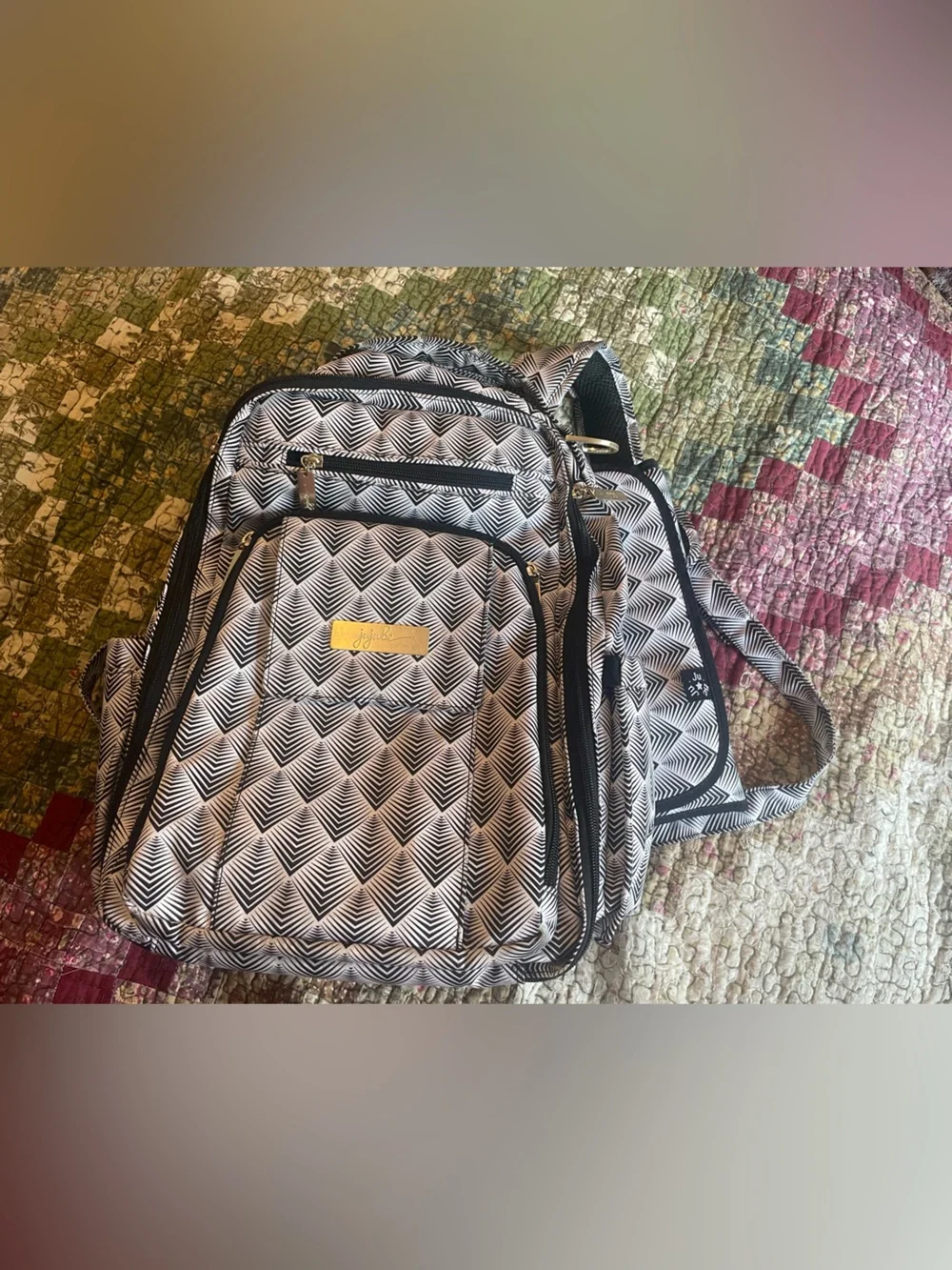 Ju-Ju-Be Be Right Back Diaper Backpack - Queen of the Nile Pattern
